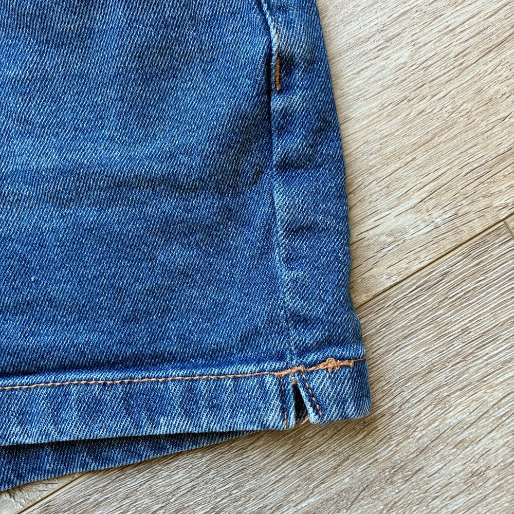 WILD FABLE Blue paper bag Denim Shorts high rise medium - Picture 4 of 5